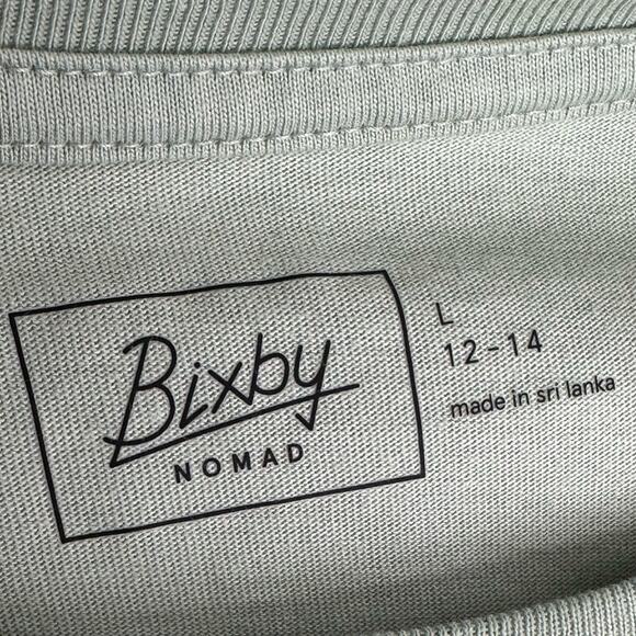 bixby nomad long sleeve graphic pocket Tee Shirt  Size L (12-14) - Picture 4 of 5